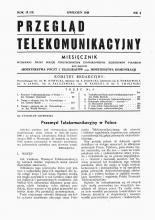 Stanisław Ostrowski - Przemysł telekomunikacyjny w Polsce (1946)