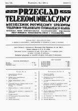 Telekomunikacja w Polsce - maj 1939 r.