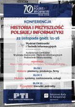 Historia i przyszłość polskiej informatyki - Konferencja 22 listopada 2018 r.