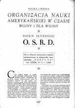 Organizacja nauki amerykańskiej w czasie II Wojny Światowej
